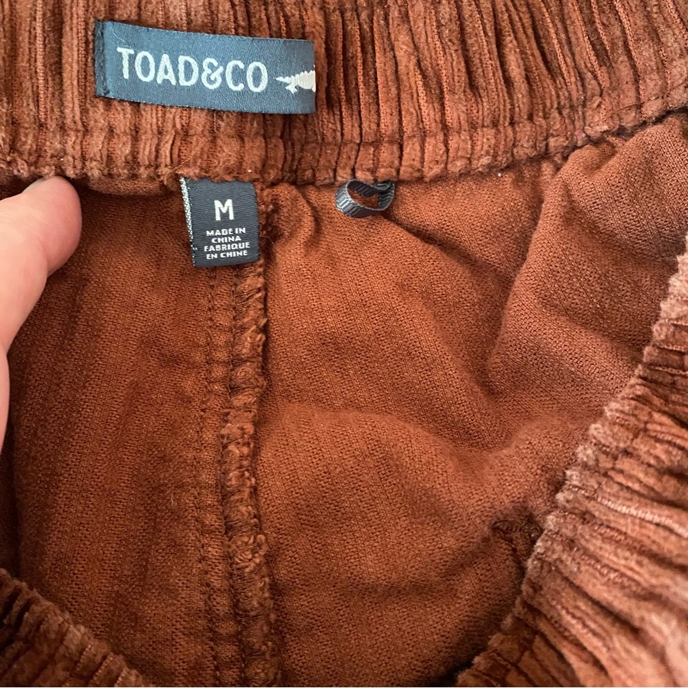 Toad&Co Del Rey pull on  Rust Corduroy Pants - Picture 6 of 12